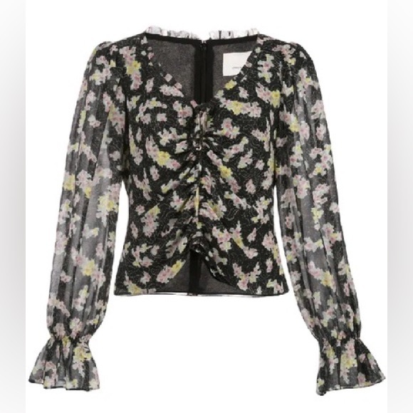 Cinq a Sept Kimberly Floral Blouse - Picture 2 of 5